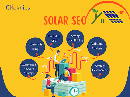 Clicknics offers specialized Solar SEO services, helping solar energy companies improve their online visibility and attract more customers.